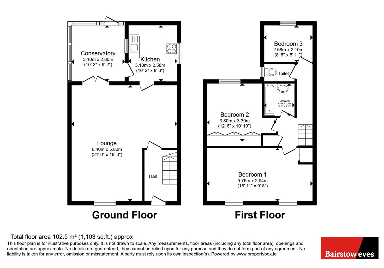 1, Strutt Close, Chelmsford floorplan