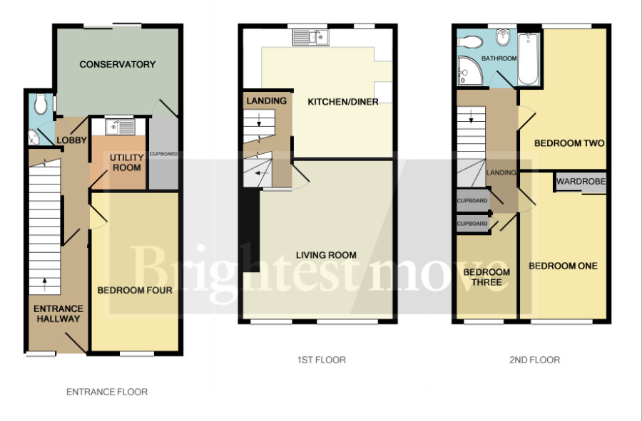 4 Bedrooms Town house for sale in Somerton Close, Bridgwater TA6