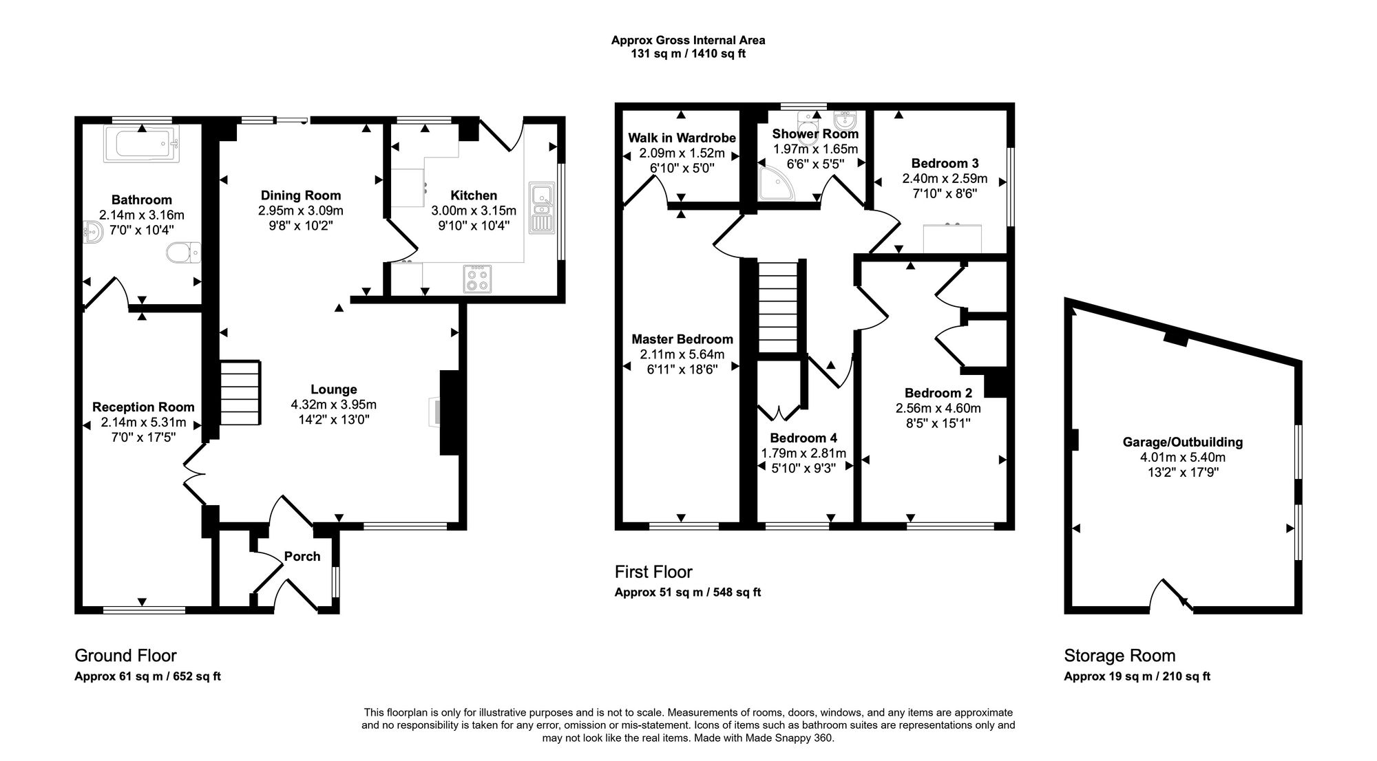 7 Elm Rise, Bridgend floorplan