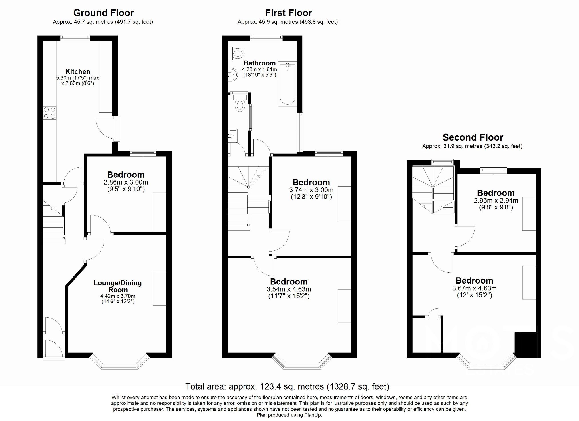 63, Linden Crescent, Folkestone floorplan
