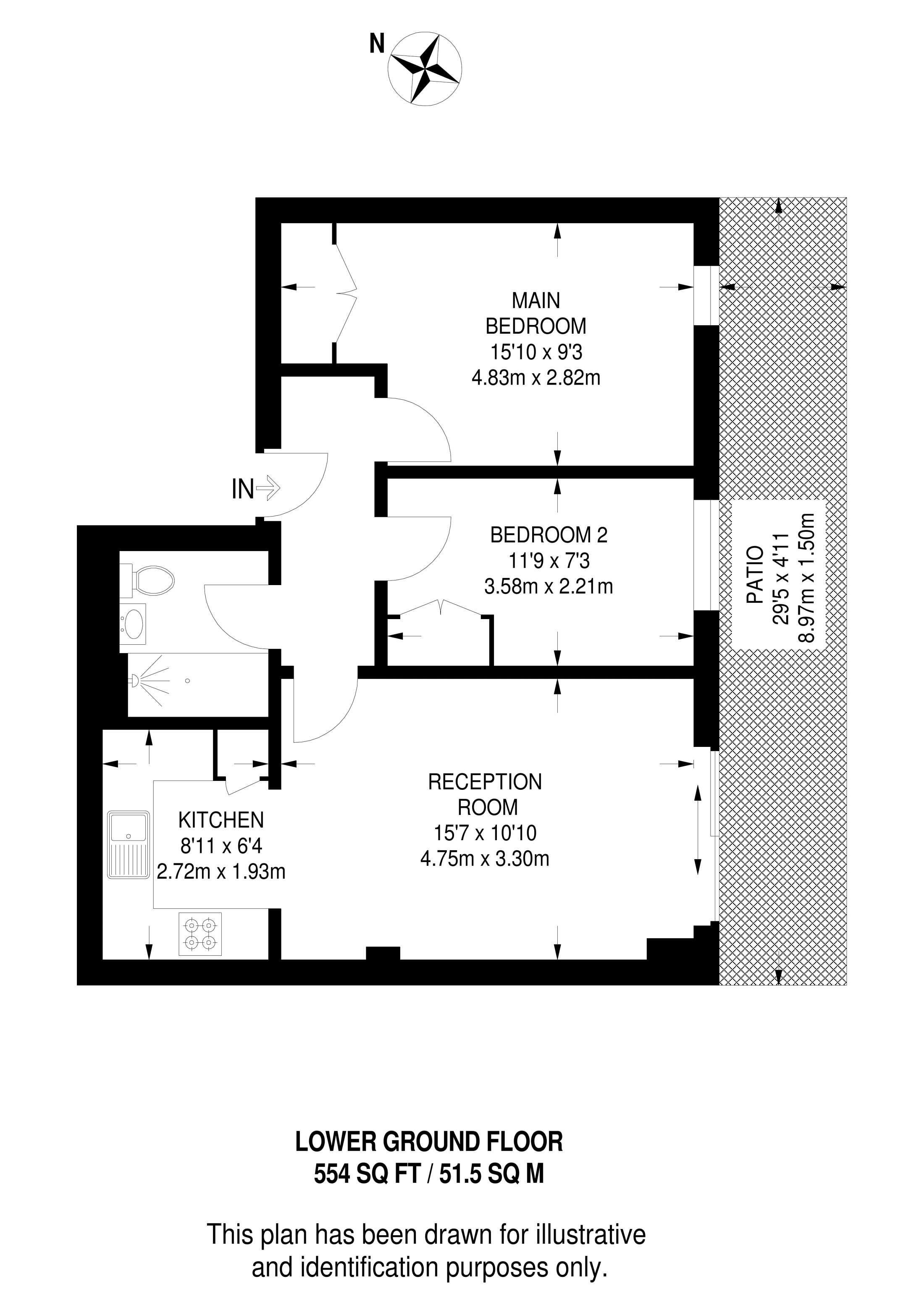 Globe Road, E1, Bethnal Green floorplan