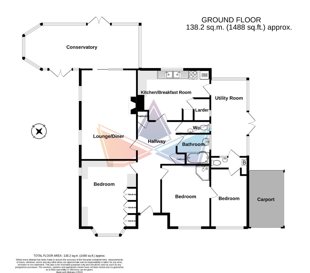 Capel Close, Broadstairs CT10, 3 bedroom detached bungalow for sale