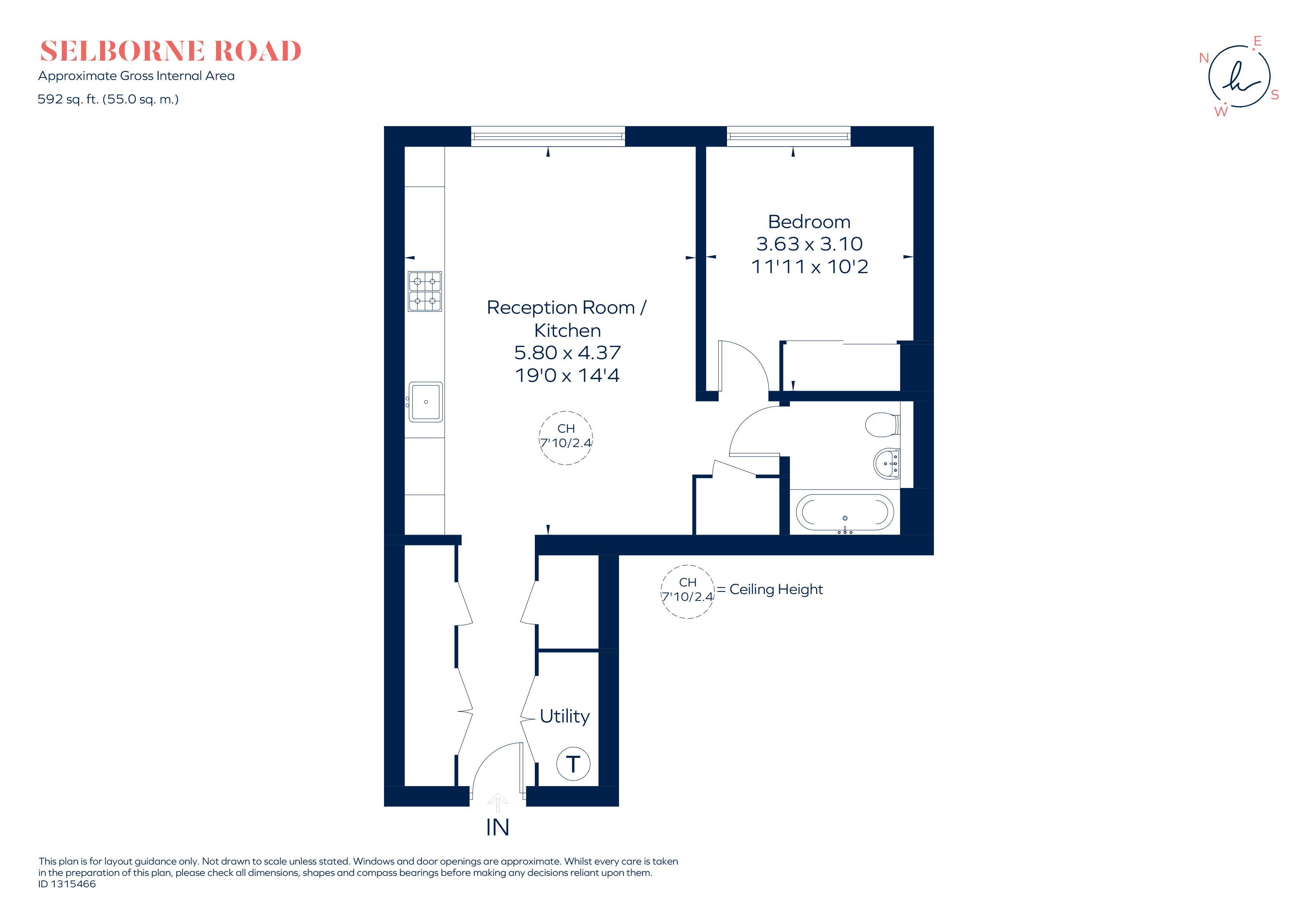 11 Selborne Road, London floorplan