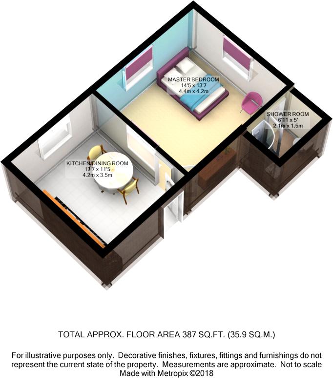 Flat 3, 281, Lincoln Road, Peterborough floorplan