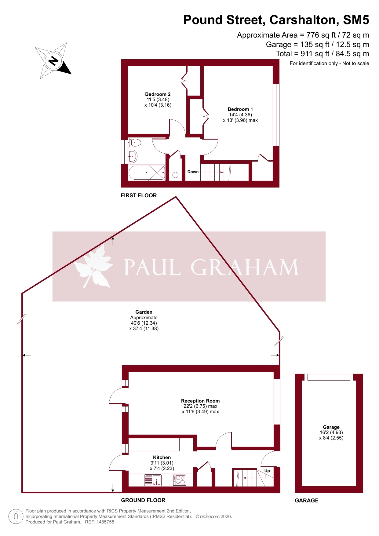91, Pound Street, Carshalton floorplan