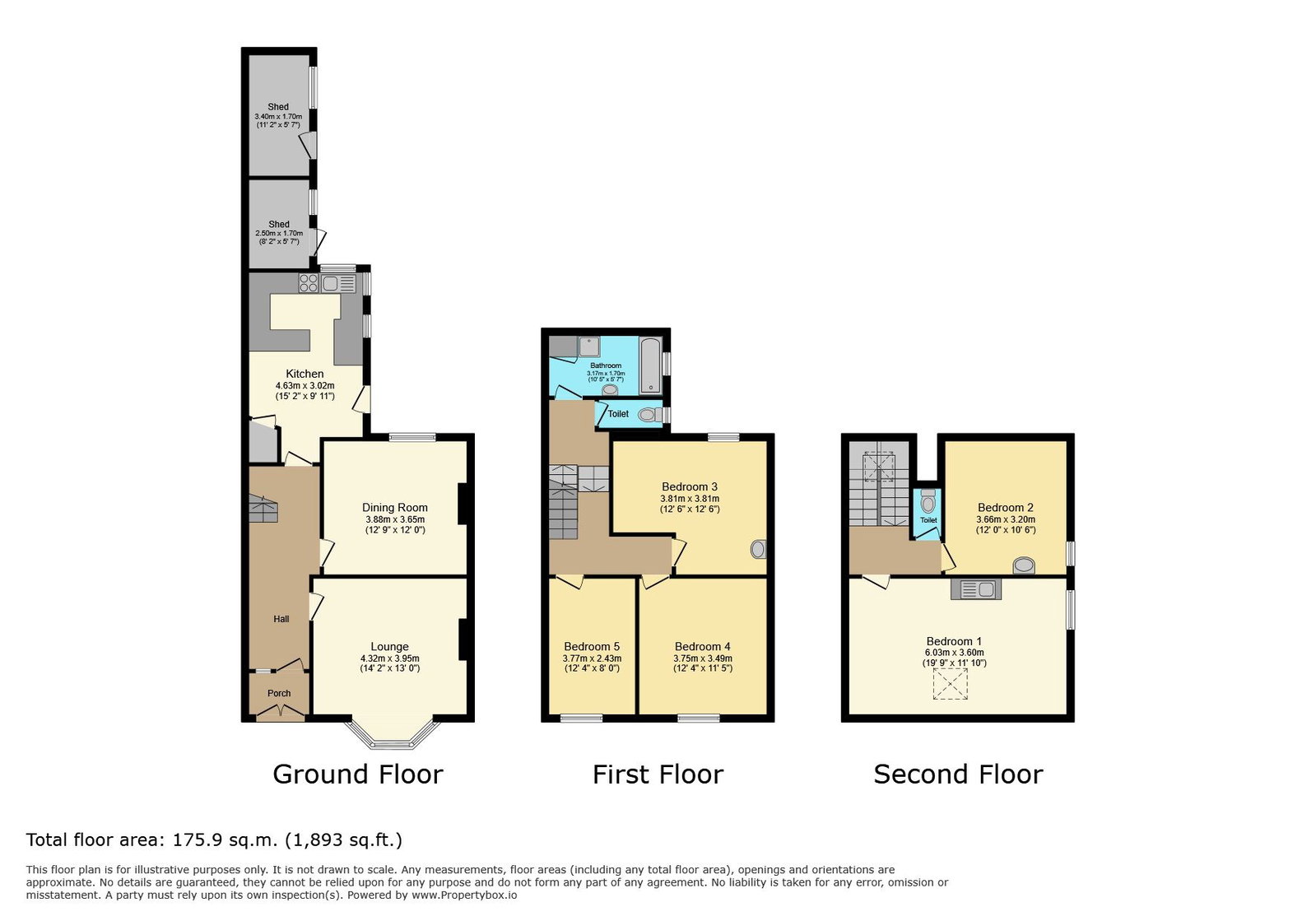 21, Maelgwyn Road, Llandudno floorplan