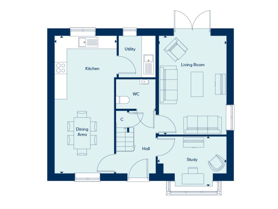 136, Cambridge Road, Langford floorplan