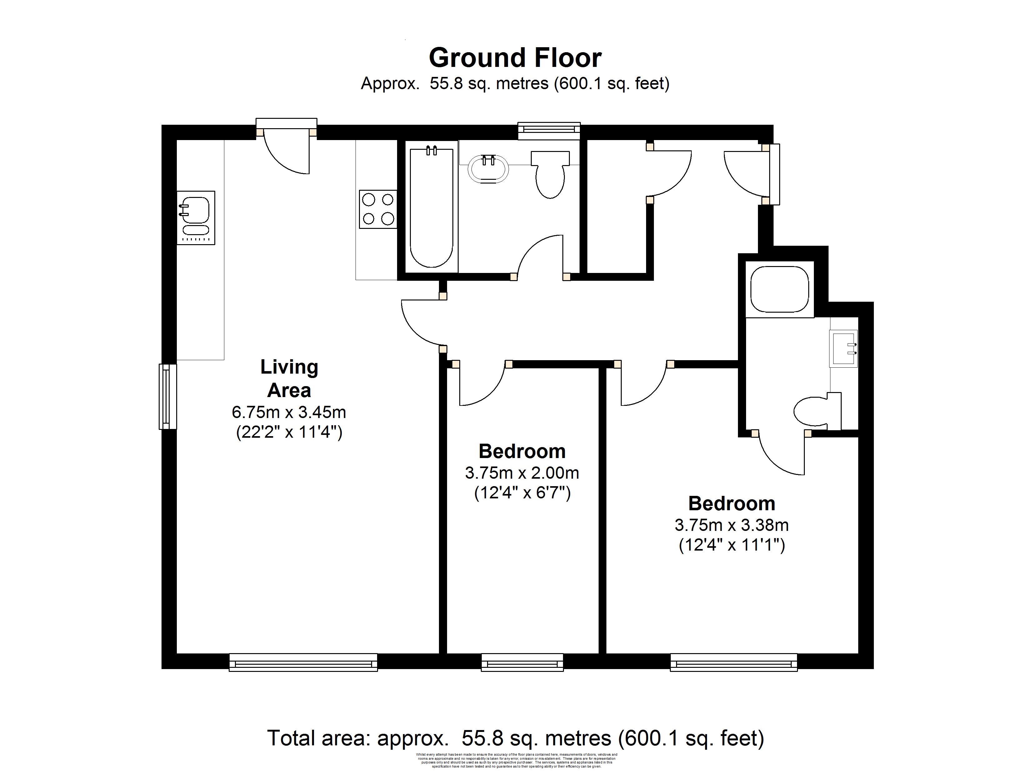 2 Bedrooms Flat for sale in Ray Road, West Molesey KT8