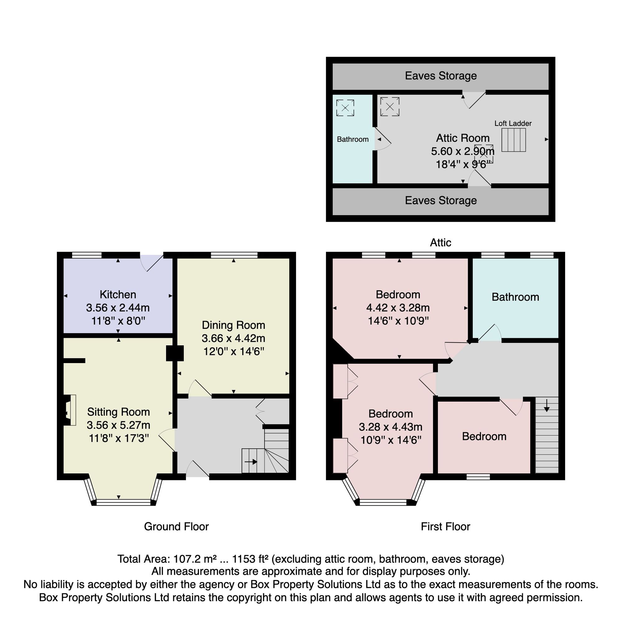 7d St. Marys Walk, Harrogate floorplan