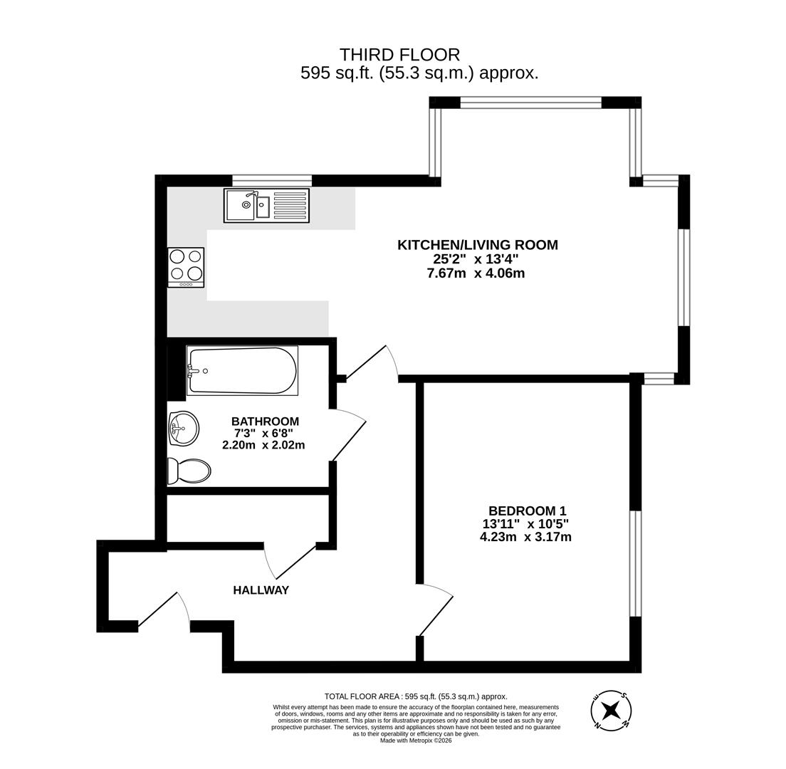 Eldridge Street, Dorchester floorplan