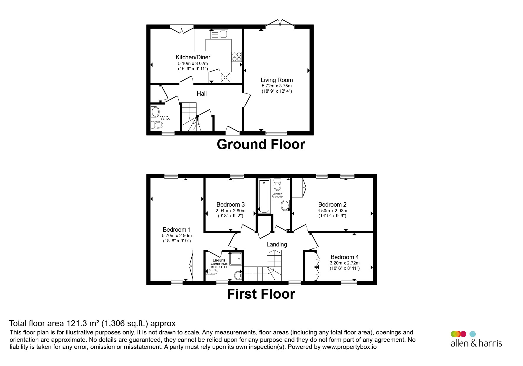 50, Kings Drive, Bristol floorplan