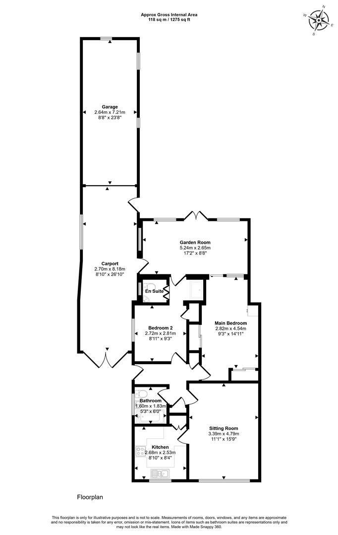 1, Downsview Drive, Gillingham floorplan