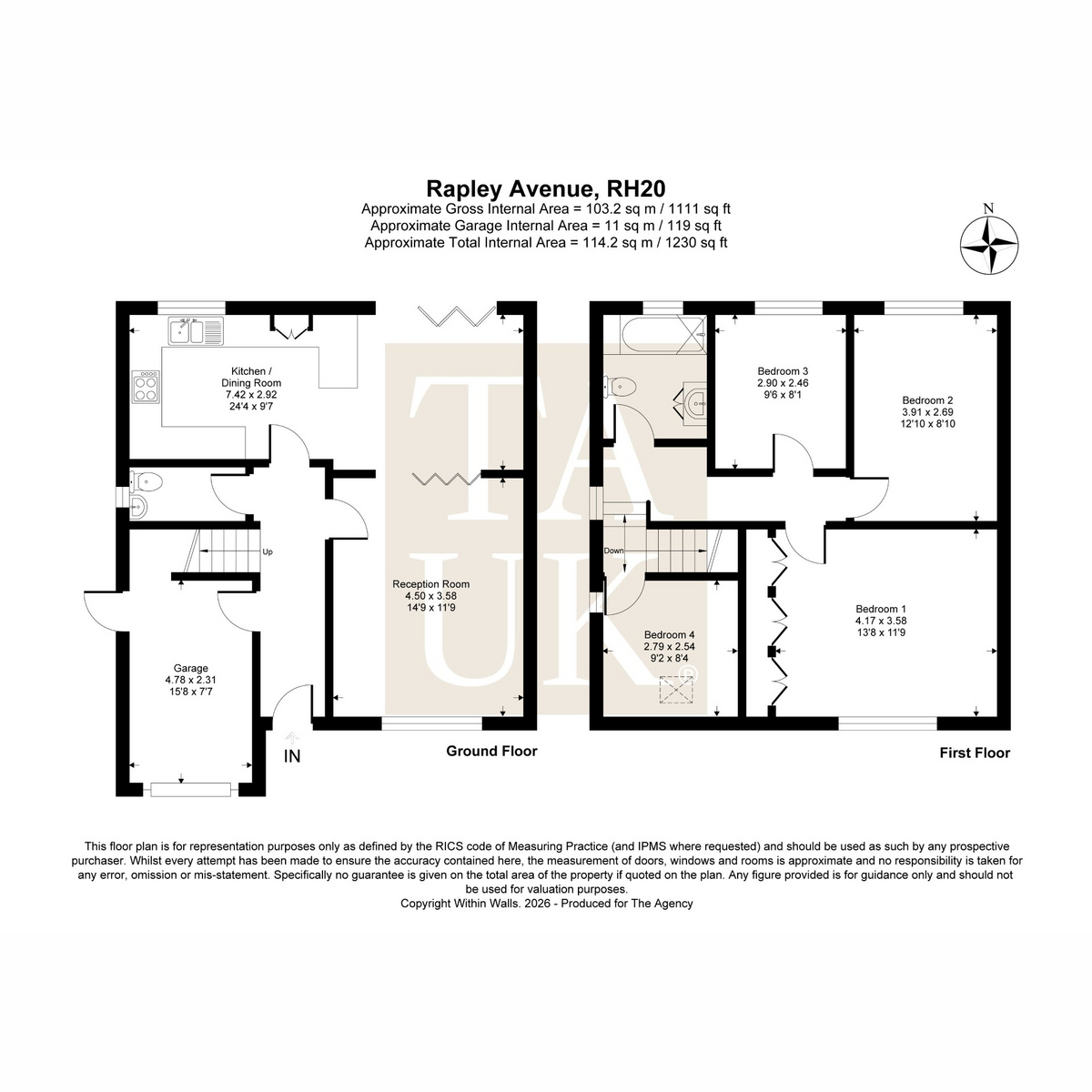 11, Rapley Avenue, Pulborough floorplan