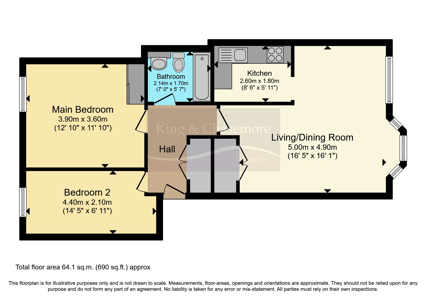 Goddard Close, Maidenbower, Crawley, West Sussex RH10, 2 bedroom flat