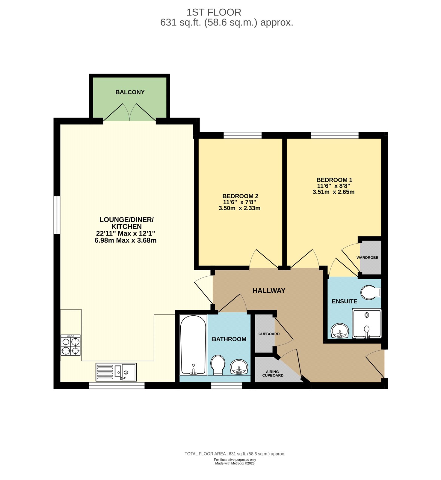 Brick Hill Way, Bristol floorplan