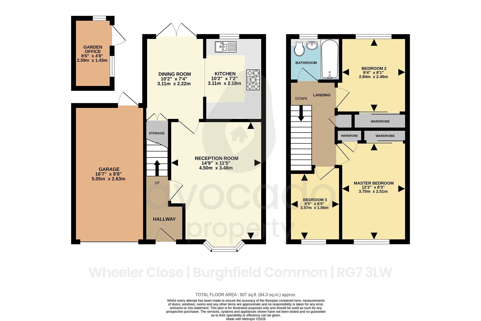 5 Wheeler Close, Burghfield Common, Berkshire floorplan