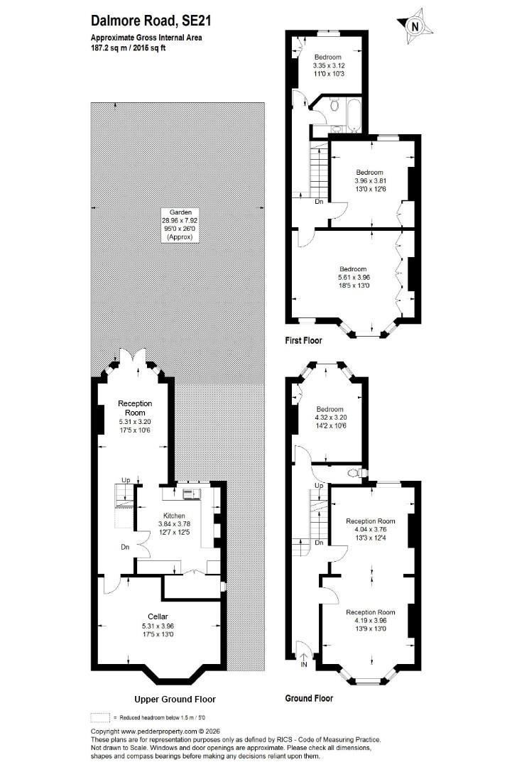 3, Dalmore Road, London floorplan