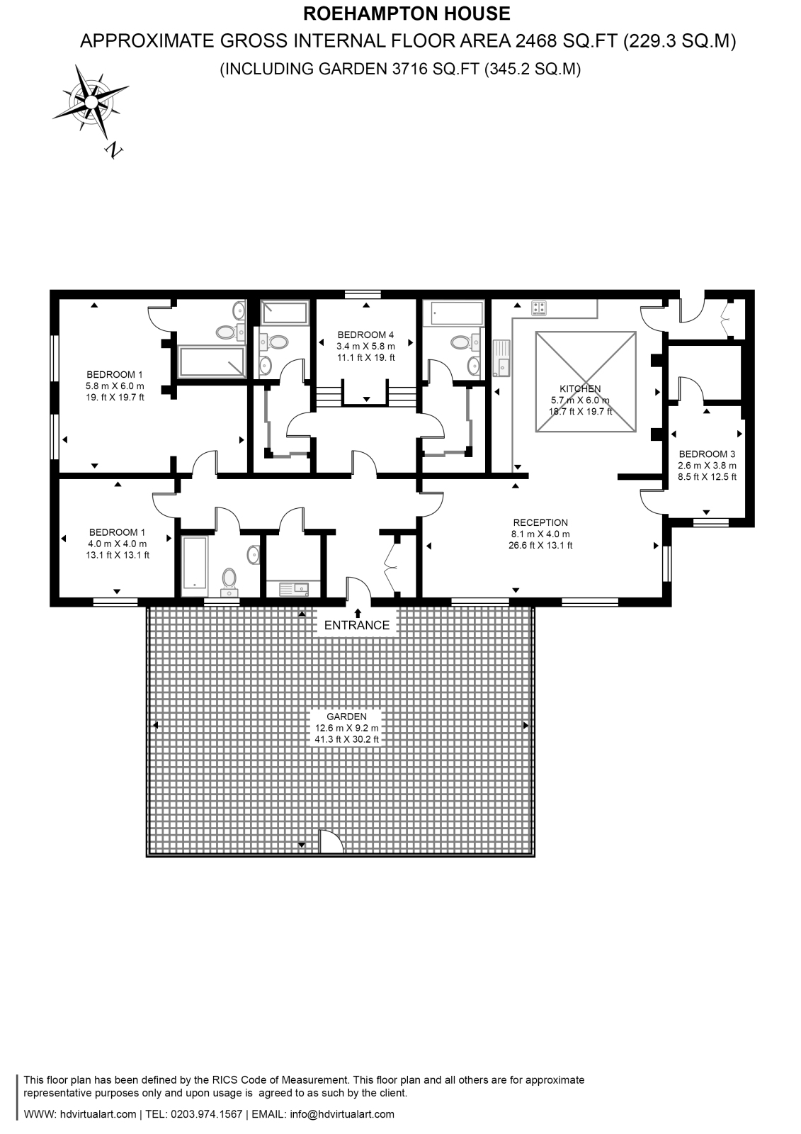 21 Roehampton House,, Vitali Close, Putney floorplan