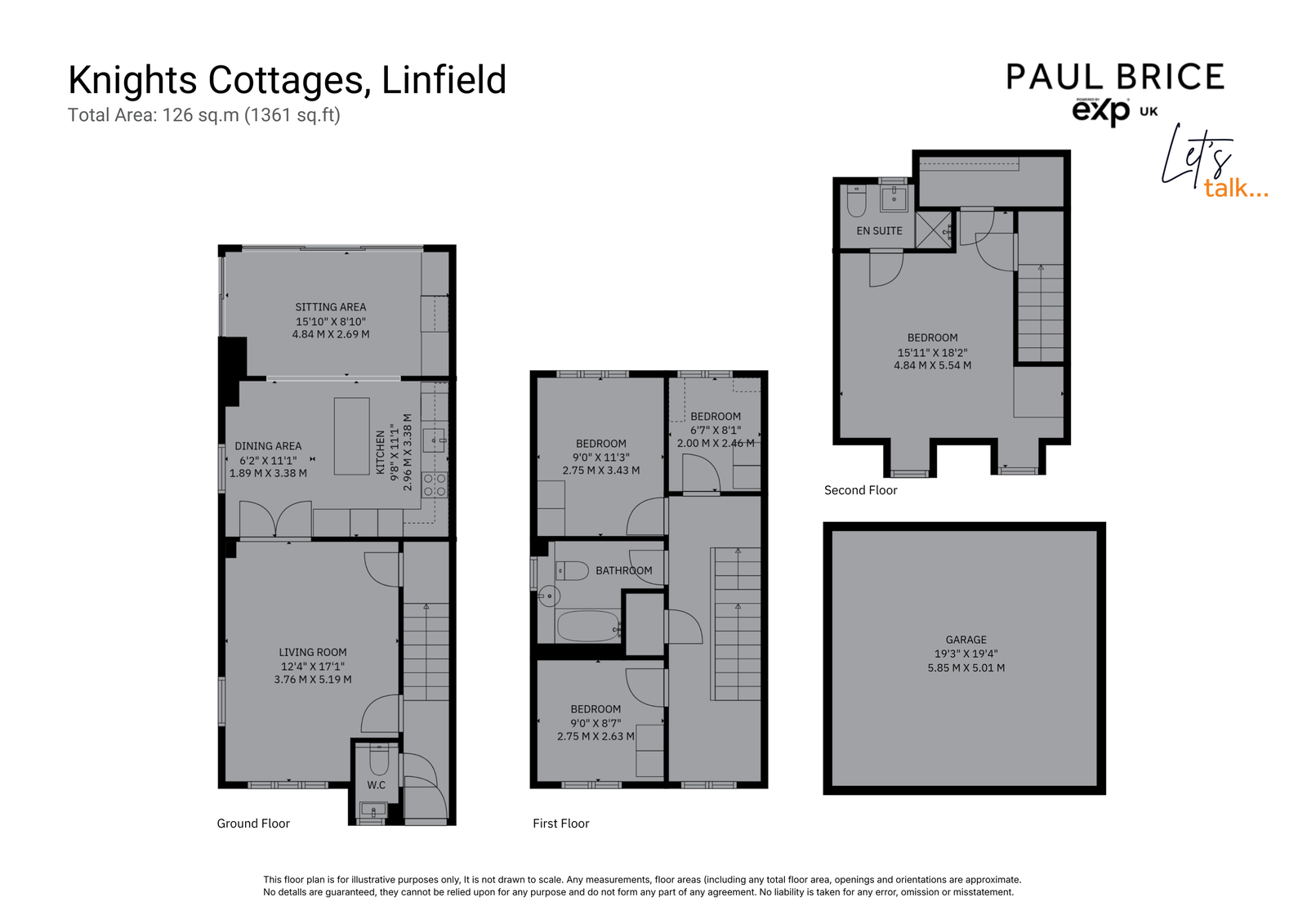 Knights Cottages,1, Crowhurst Road, Lingfield floorplan