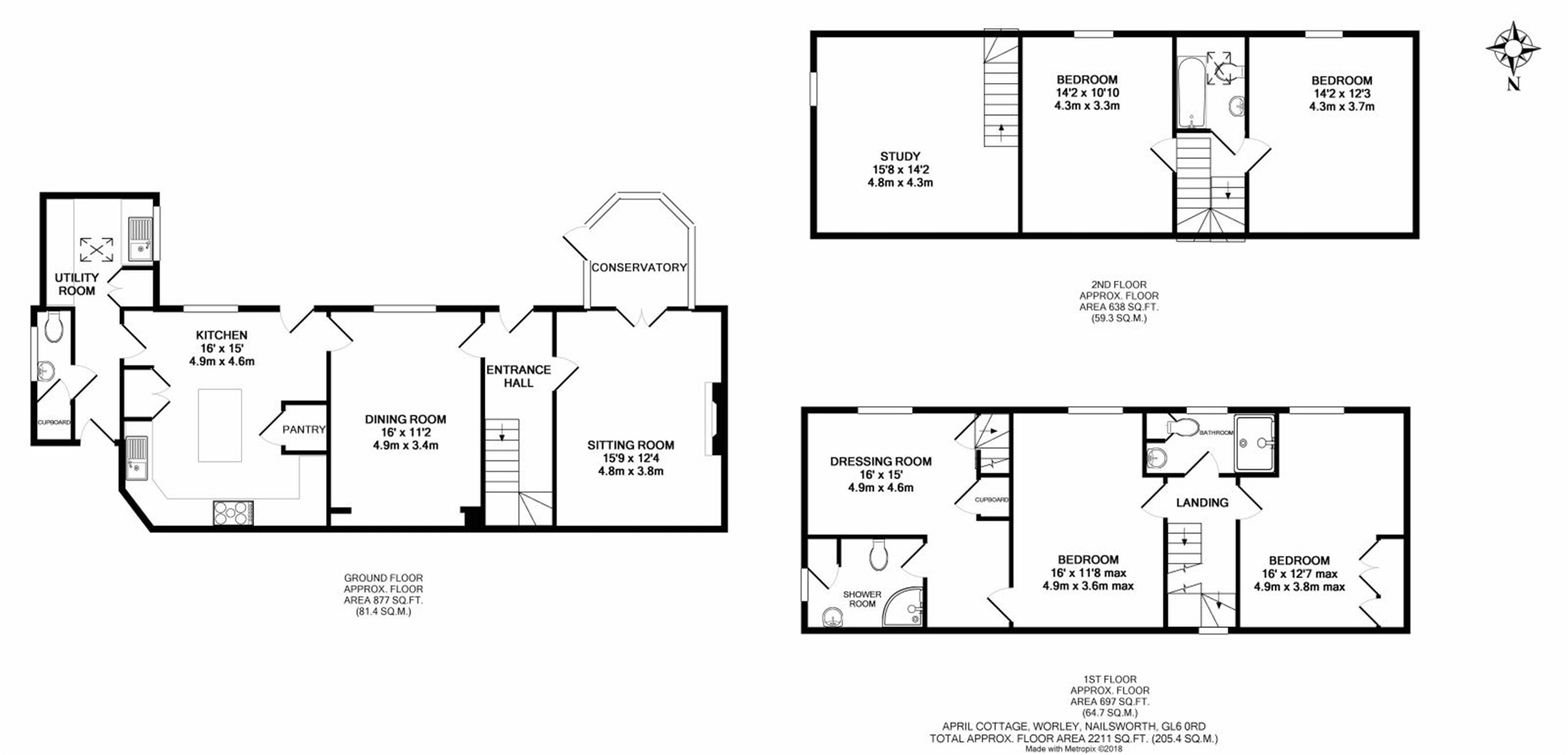 4 Bedrooms Semi-detached house for sale in Worley, Nailsworth, Stroud GL6