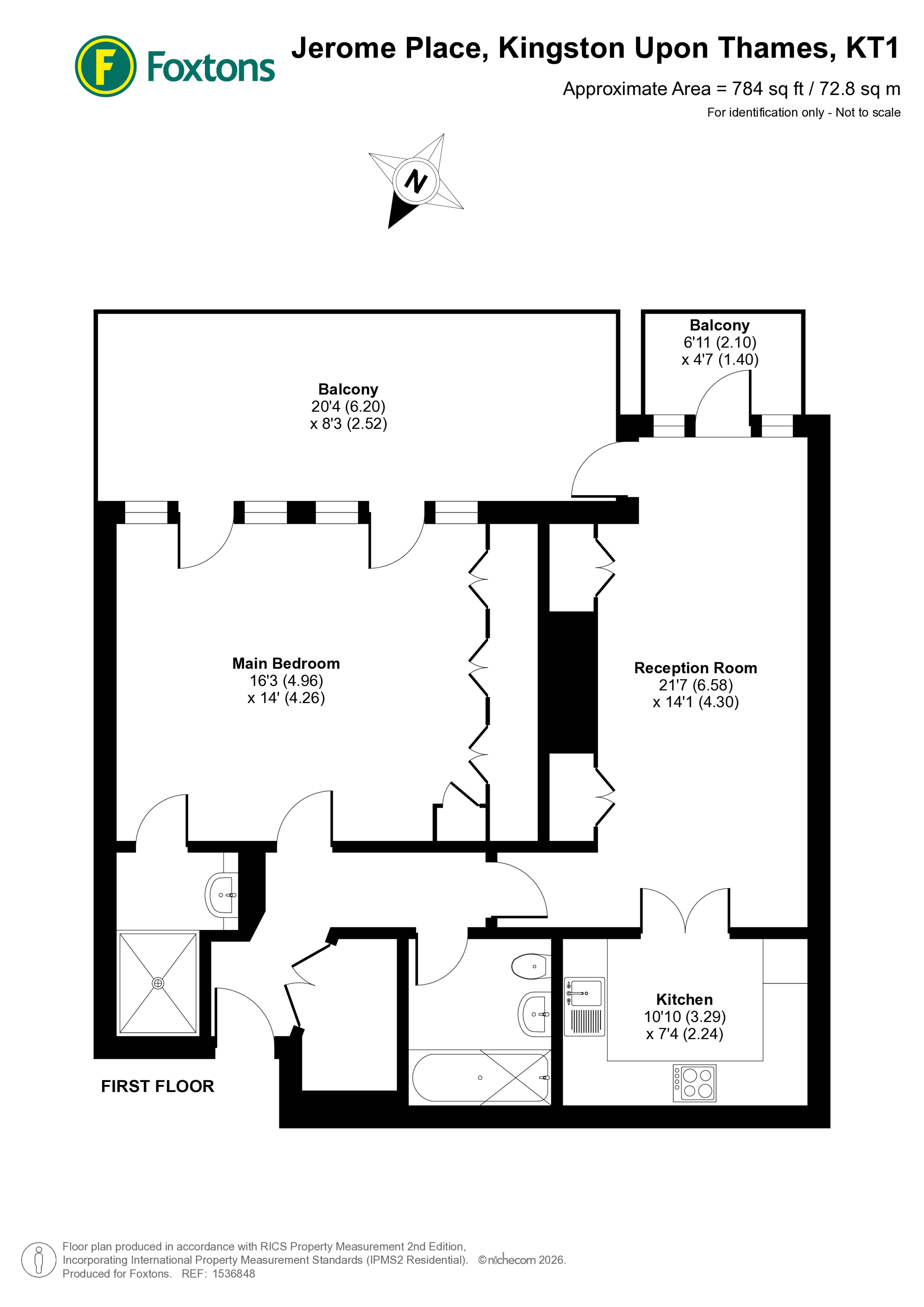 Jerome Place, Kingston floorplan