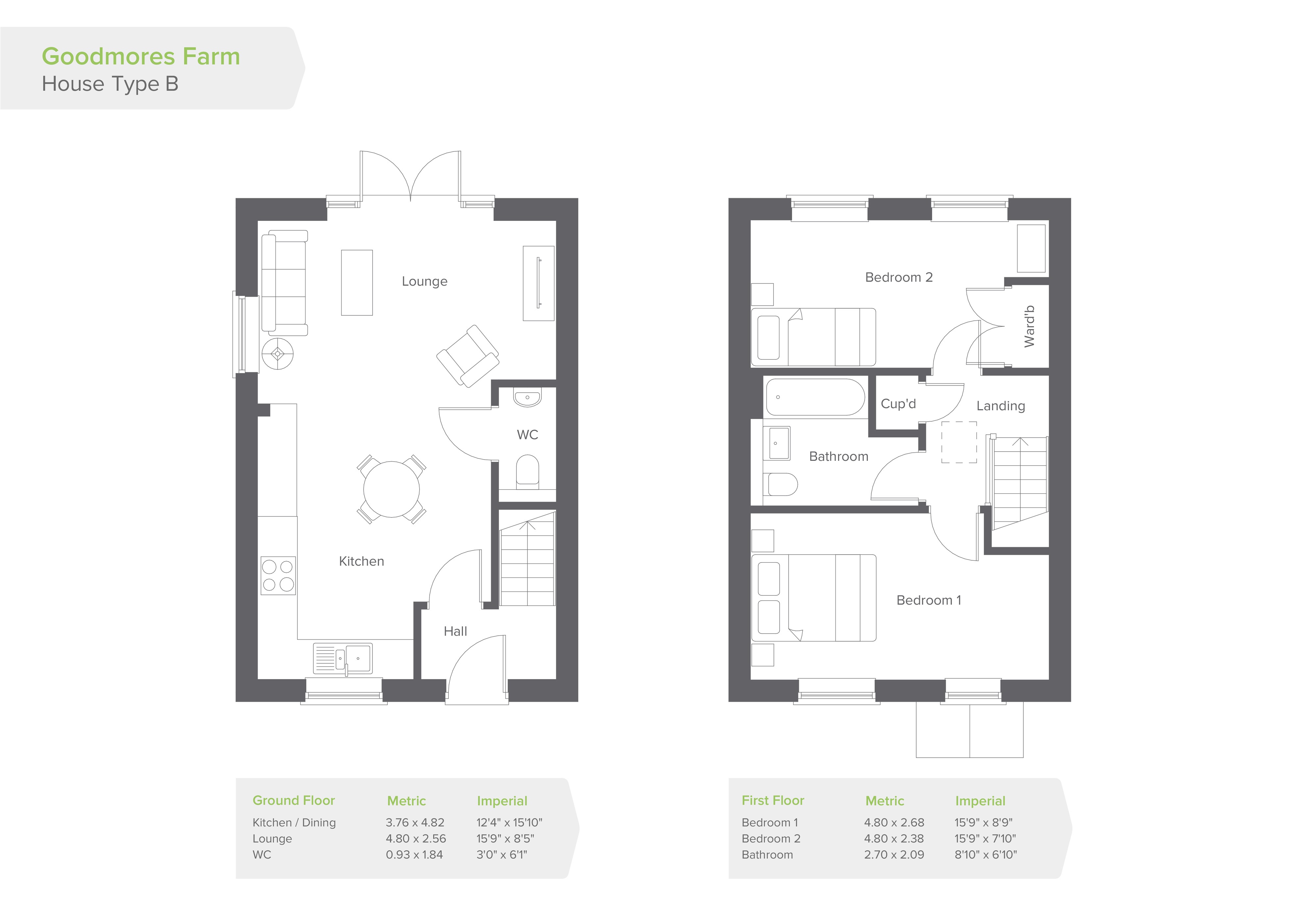 Plot 27 @ 40%  Goodmores S/O,, Dinan Way, Exmouth floorplan