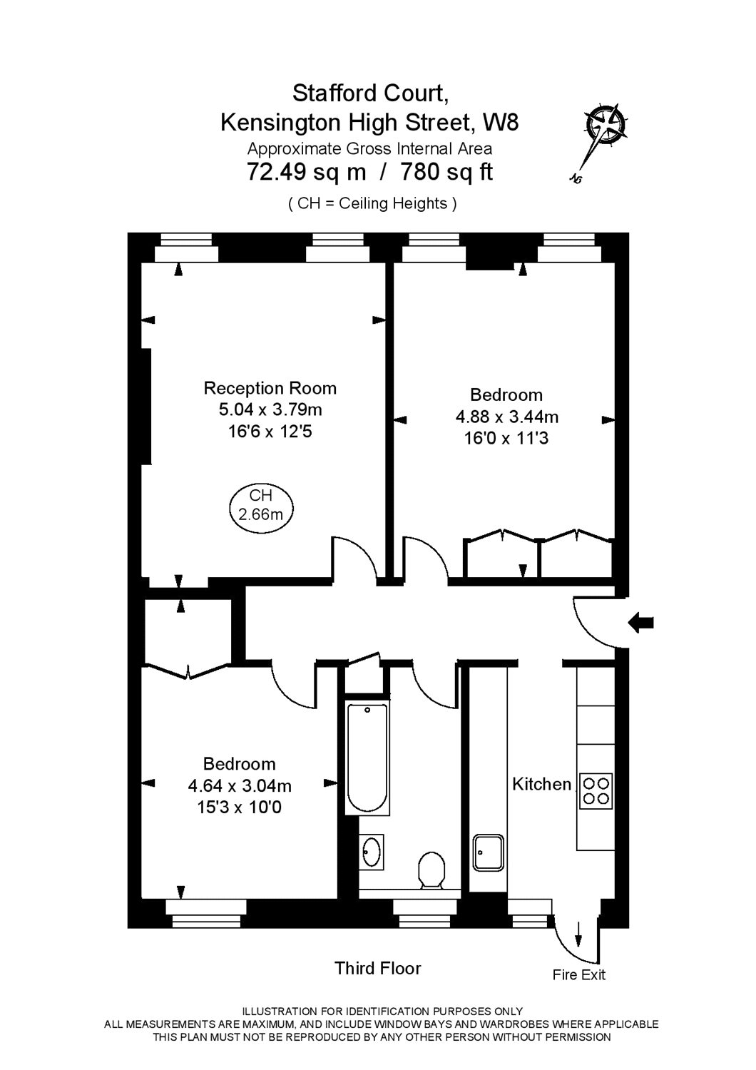 2 Bedrooms Flat to rent in Stafford Court, Kensington High Street, London W8