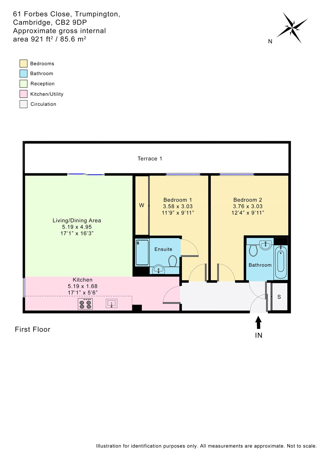 2 Bedrooms Flat to rent in Forbes Close, Trumpington, Cambridge, Cambridgeshire CB2