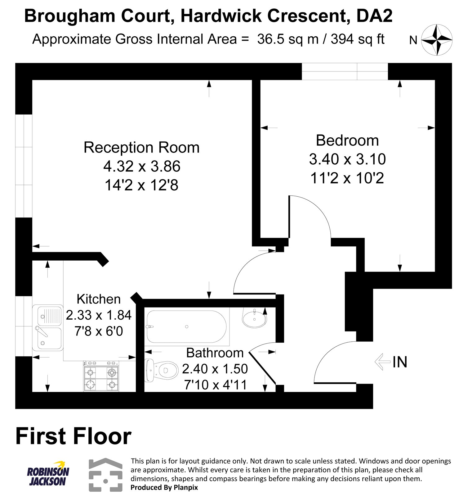 Flat 8, Brougham Court,, Hardwick Crescent, Kent floorplan