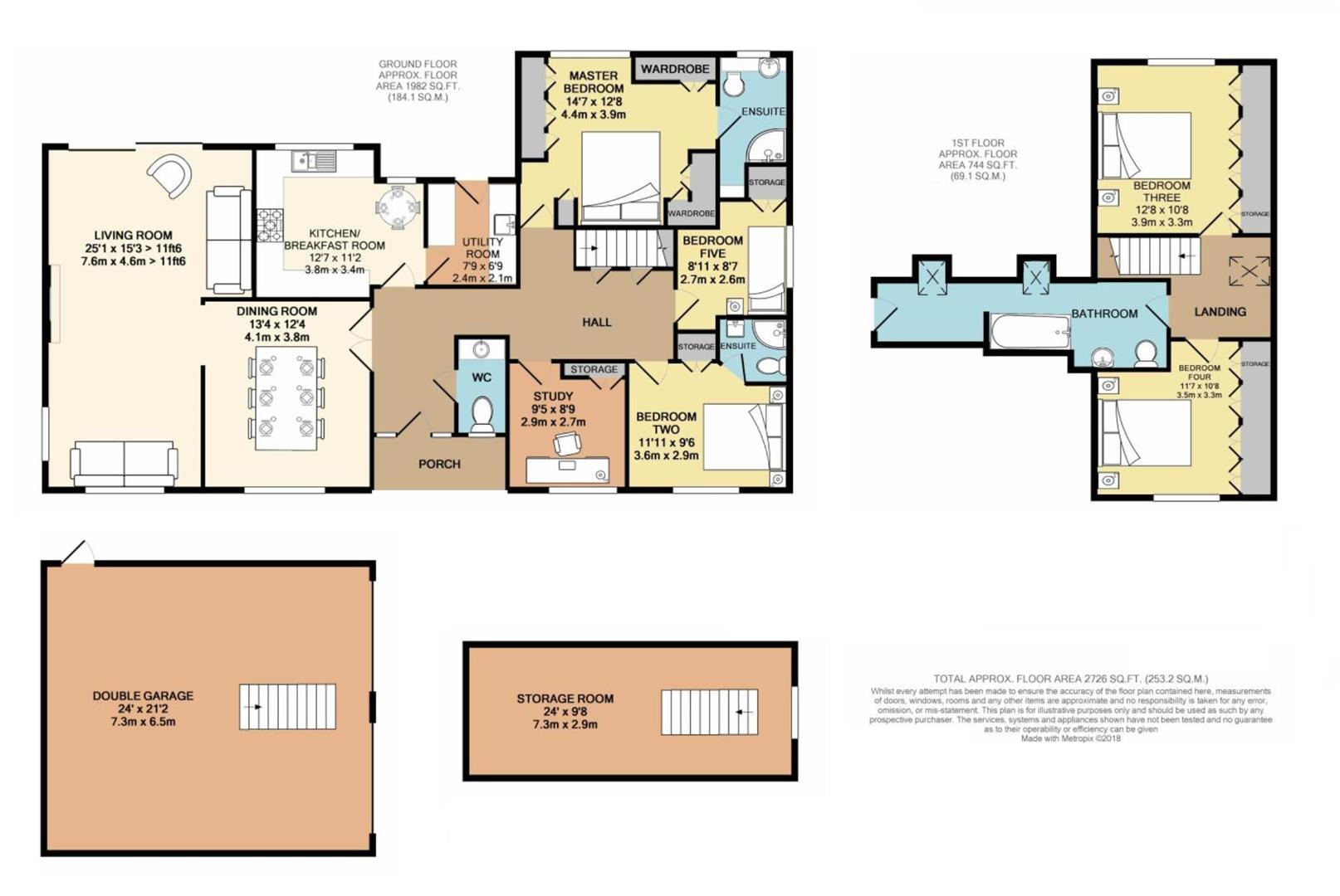 5 Bedrooms Detached house for sale in Church Path, Hertford SG13