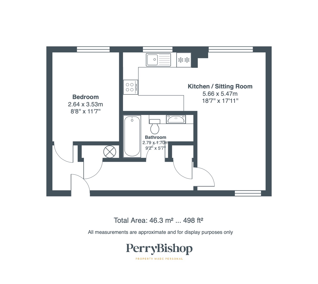 Flat 8, Jobbins Court, 103, Cricklade Street, Gloucestershire floorplan