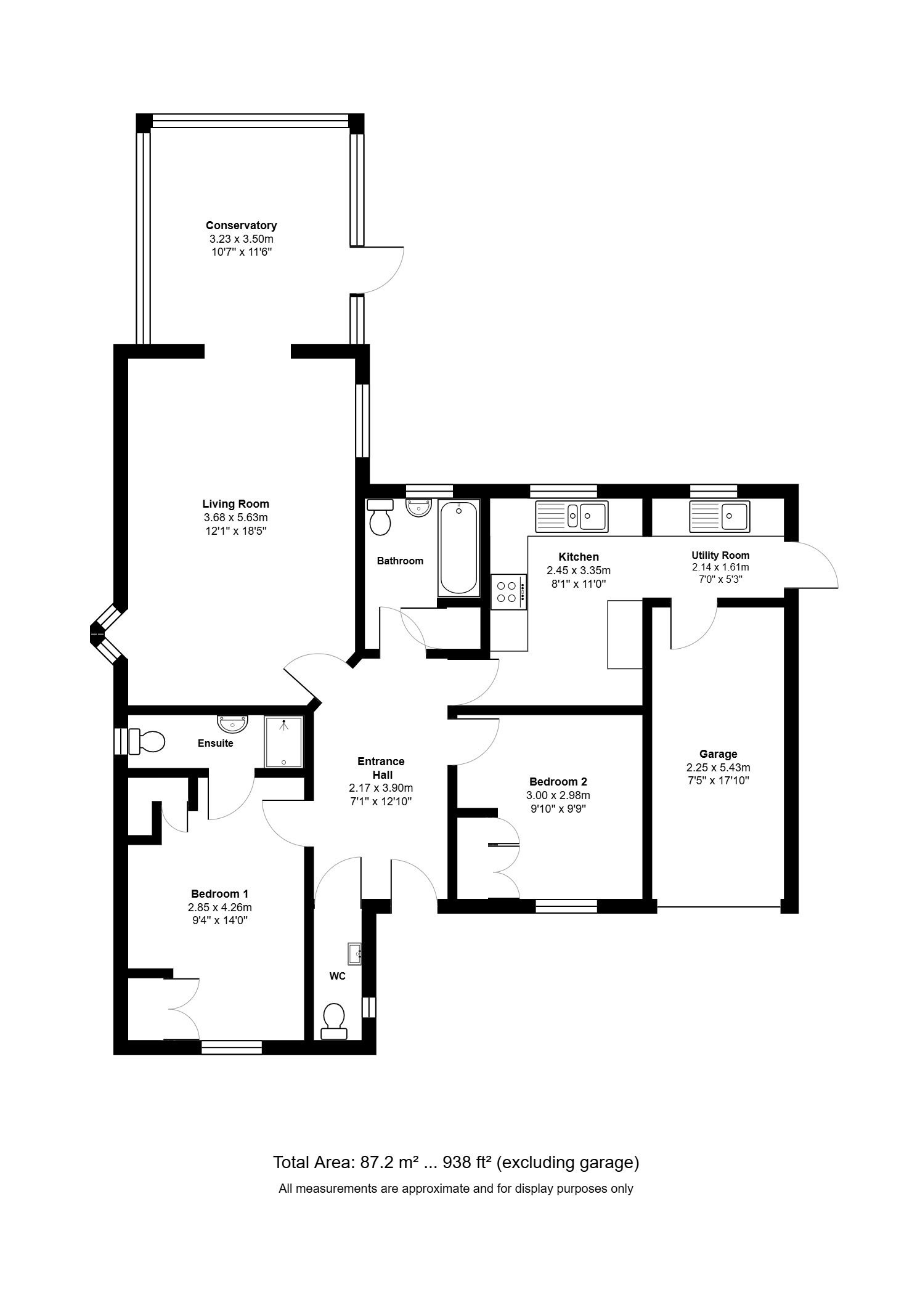 26, Rydal Close, Huntingdon floorplan