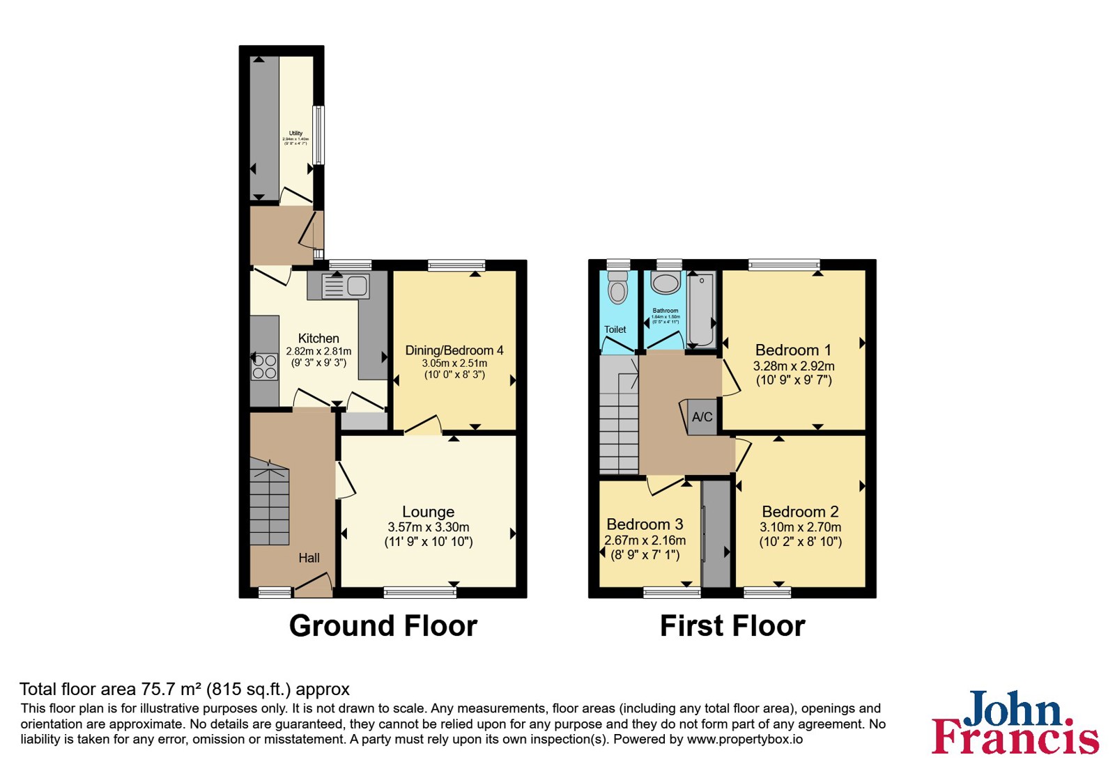 1, Bro Myrddin, Carmarthenshire floorplan