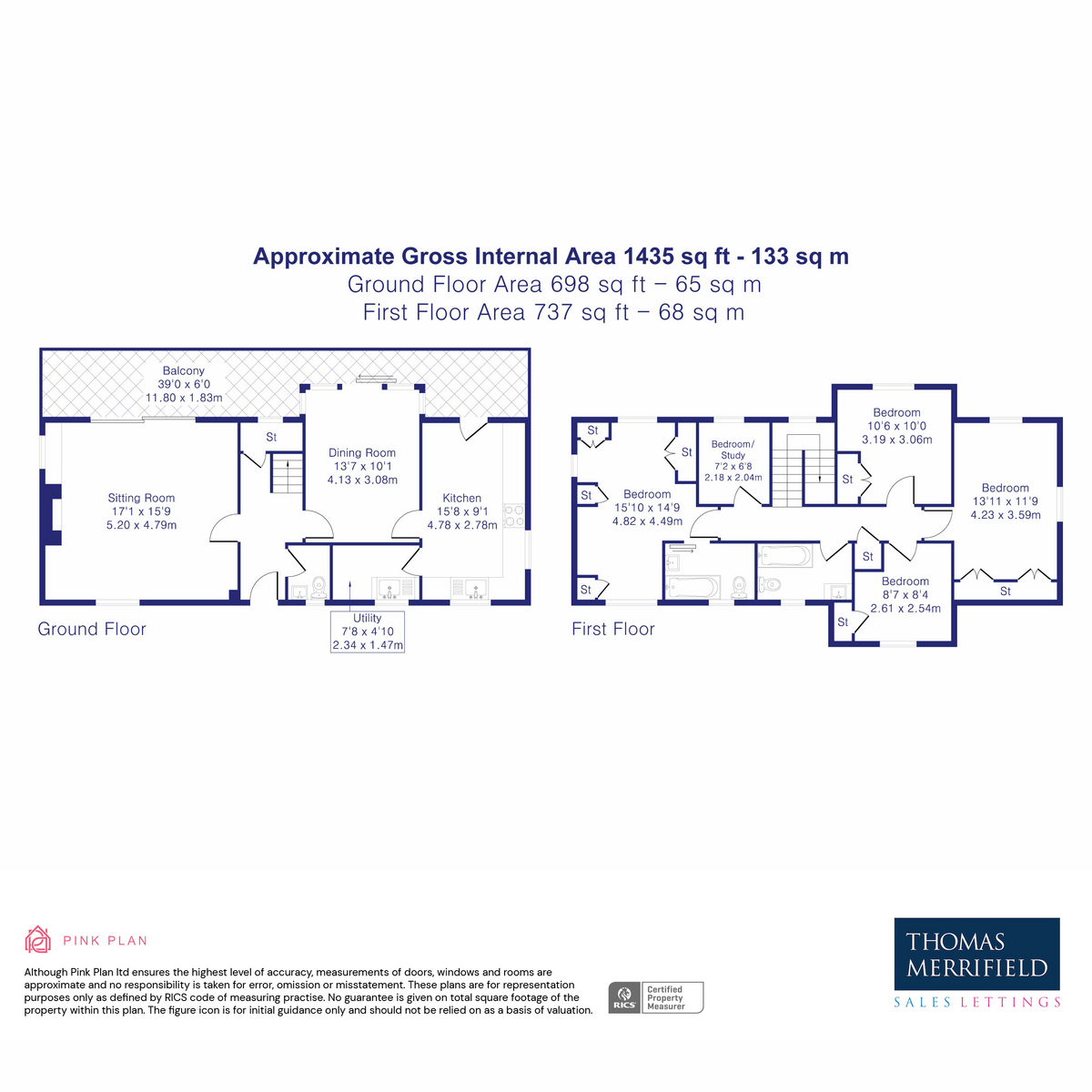 5, Mill Paddock, Abingdon floorplan