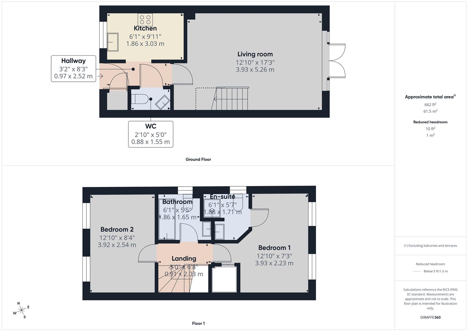 303, Queen Elizabeth Road, Nuneaton floorplan
