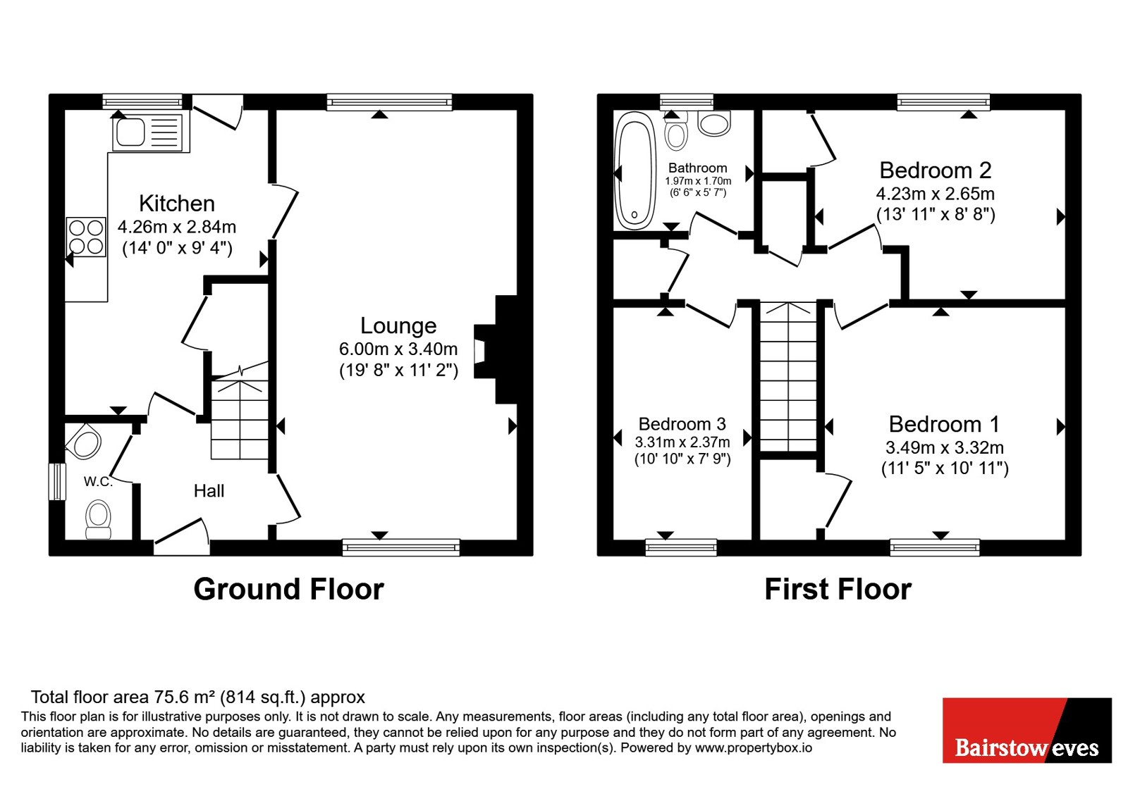 21, Cerne Close, Nottinghamshire floorplan