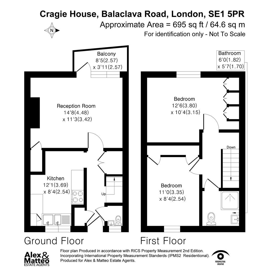 Flat 6, Cragie House, Balaclava Road, London floorplan