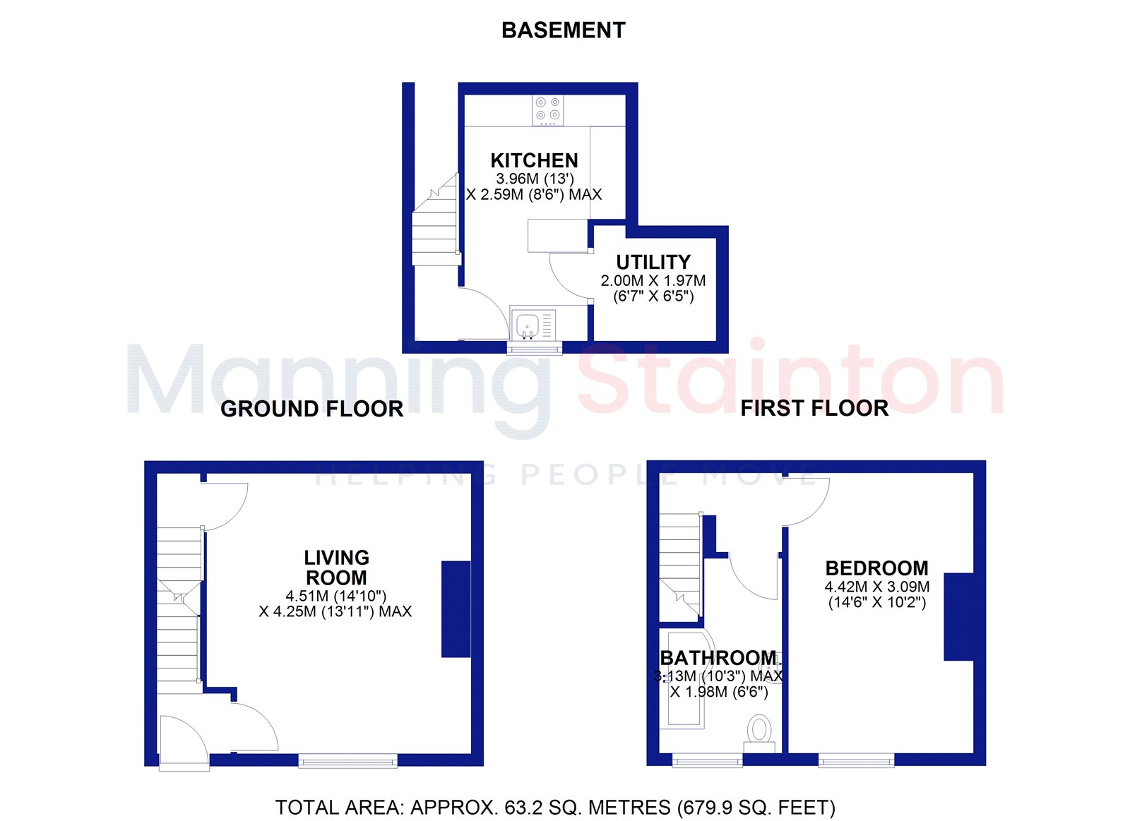 3, Arthur Terrace, Pudsey floorplan