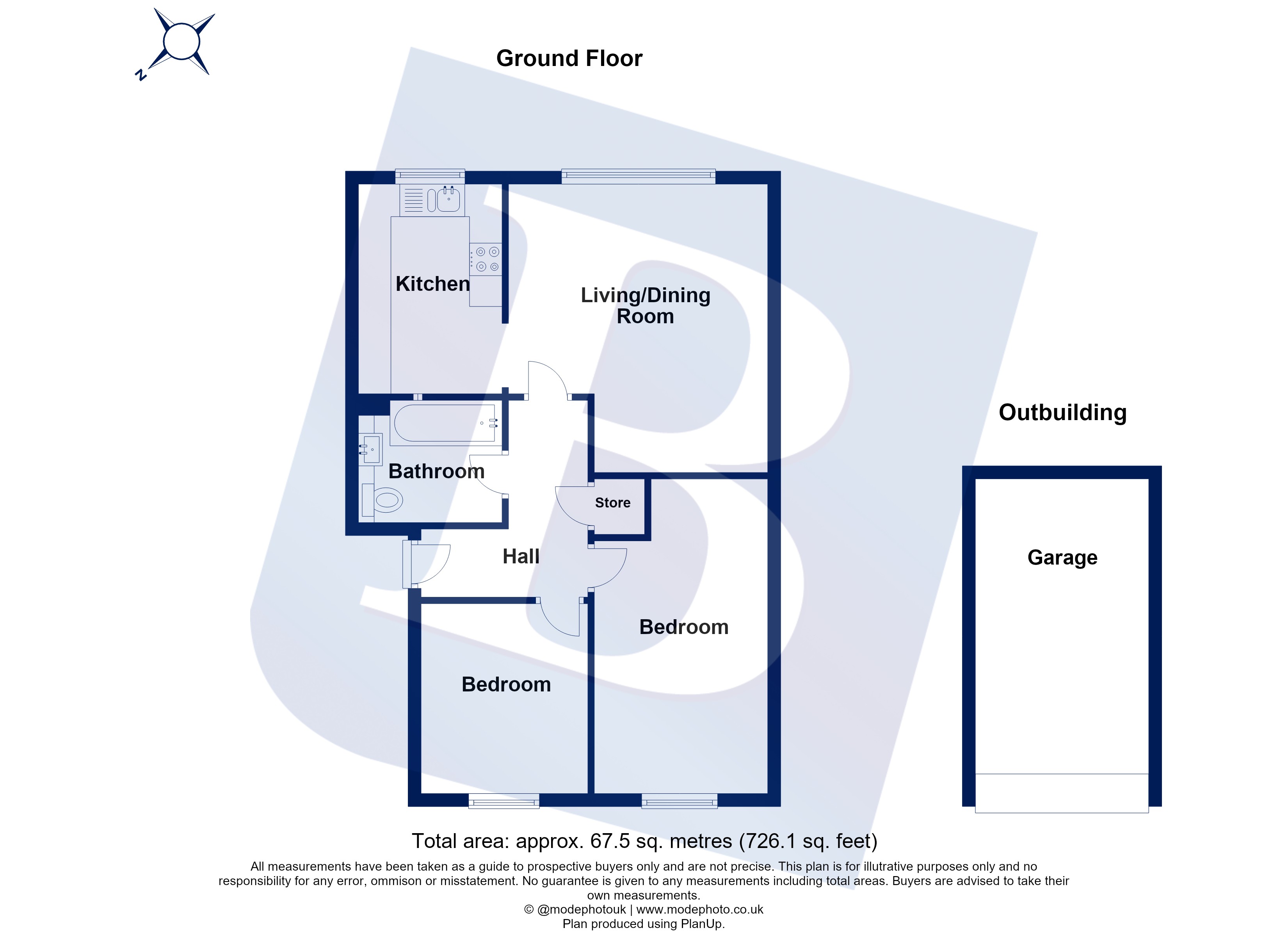 60, Haig Court, Essex floorplan