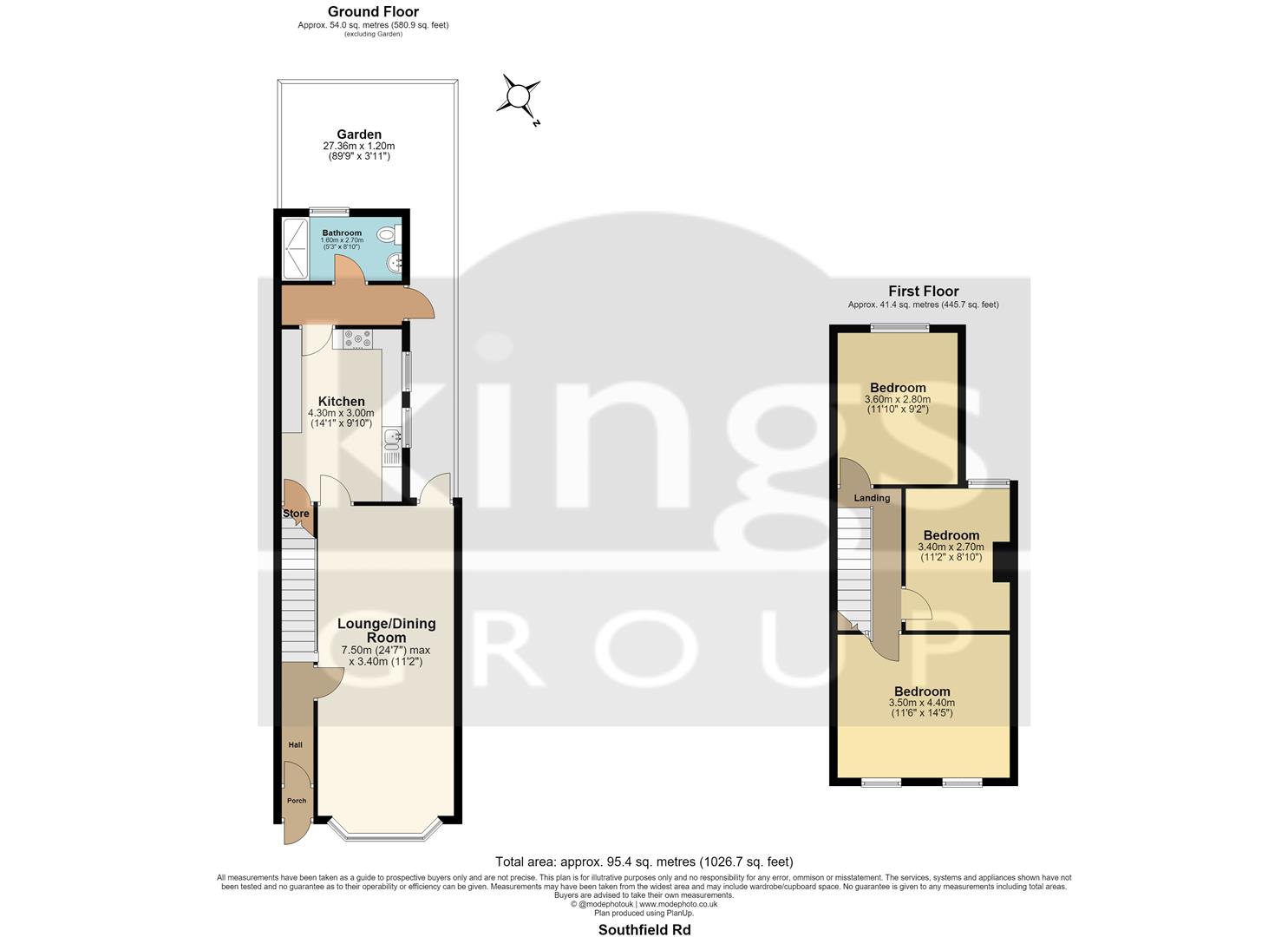 85, Southfield Road, Enfield floorplan