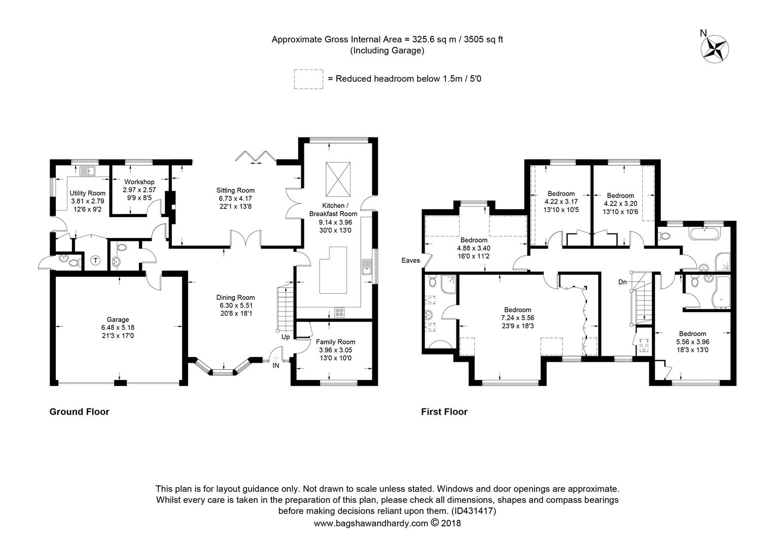 Western Tye, Church Road, Great Bookham floorplan
