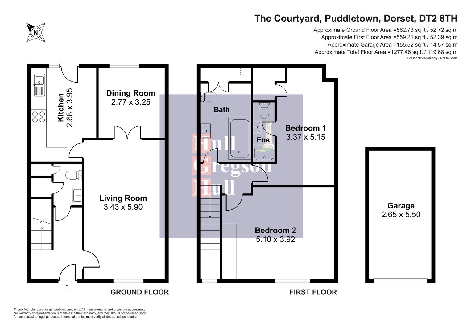 7, The Courtyard, Puddletown floorplan