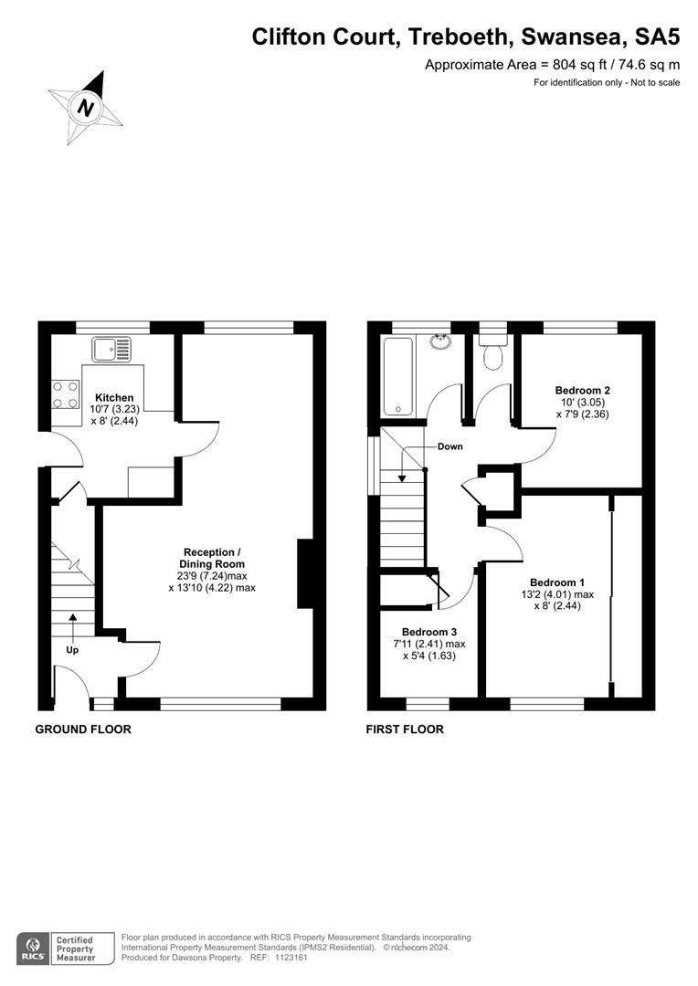 Clifton Court, Treboeth, Swansea SA5, 3 bedroom semi-detached house for ...