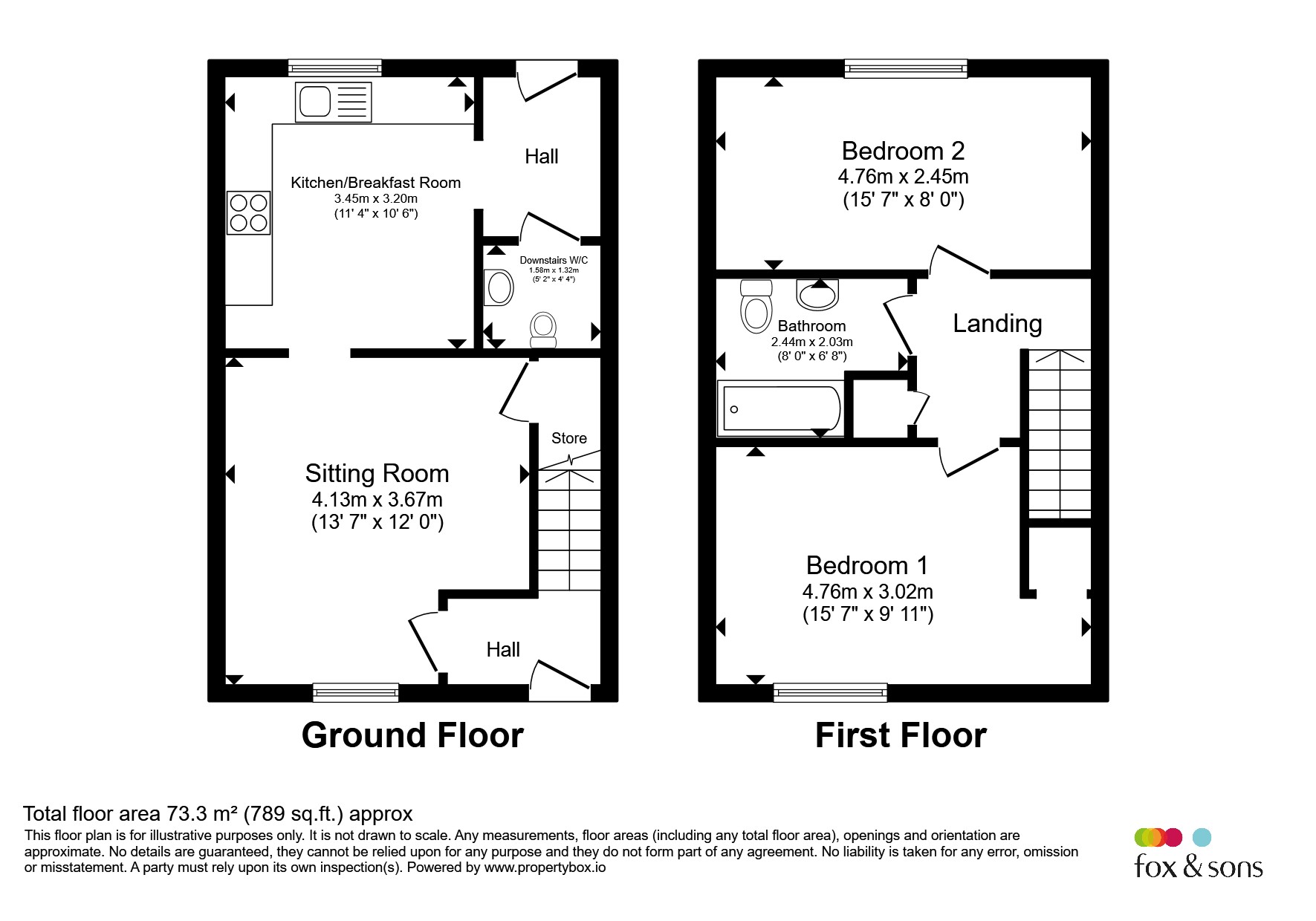 7, Coade Street, Dorchester floorplan