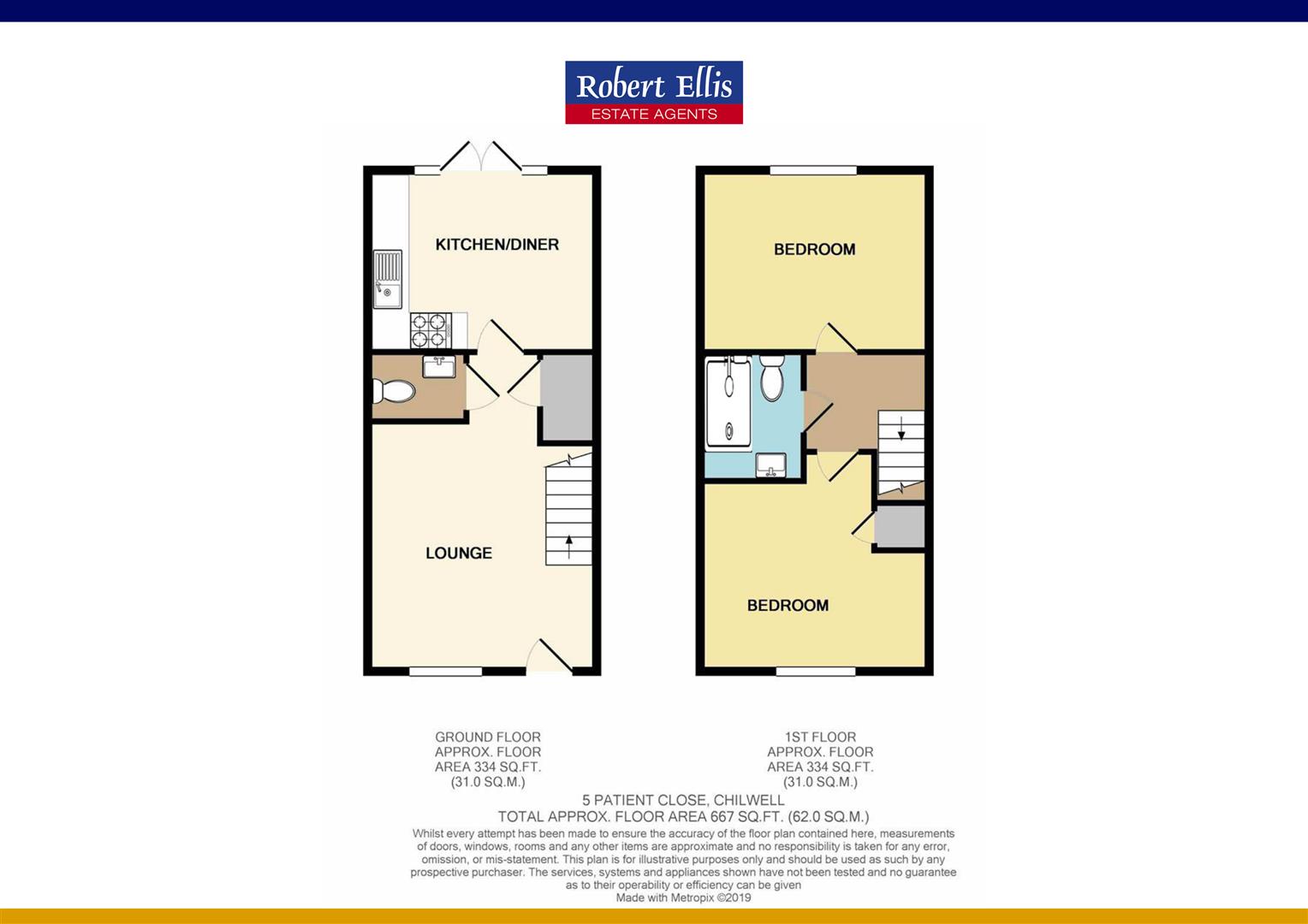 5, Patient Close, Nottingham floorplan