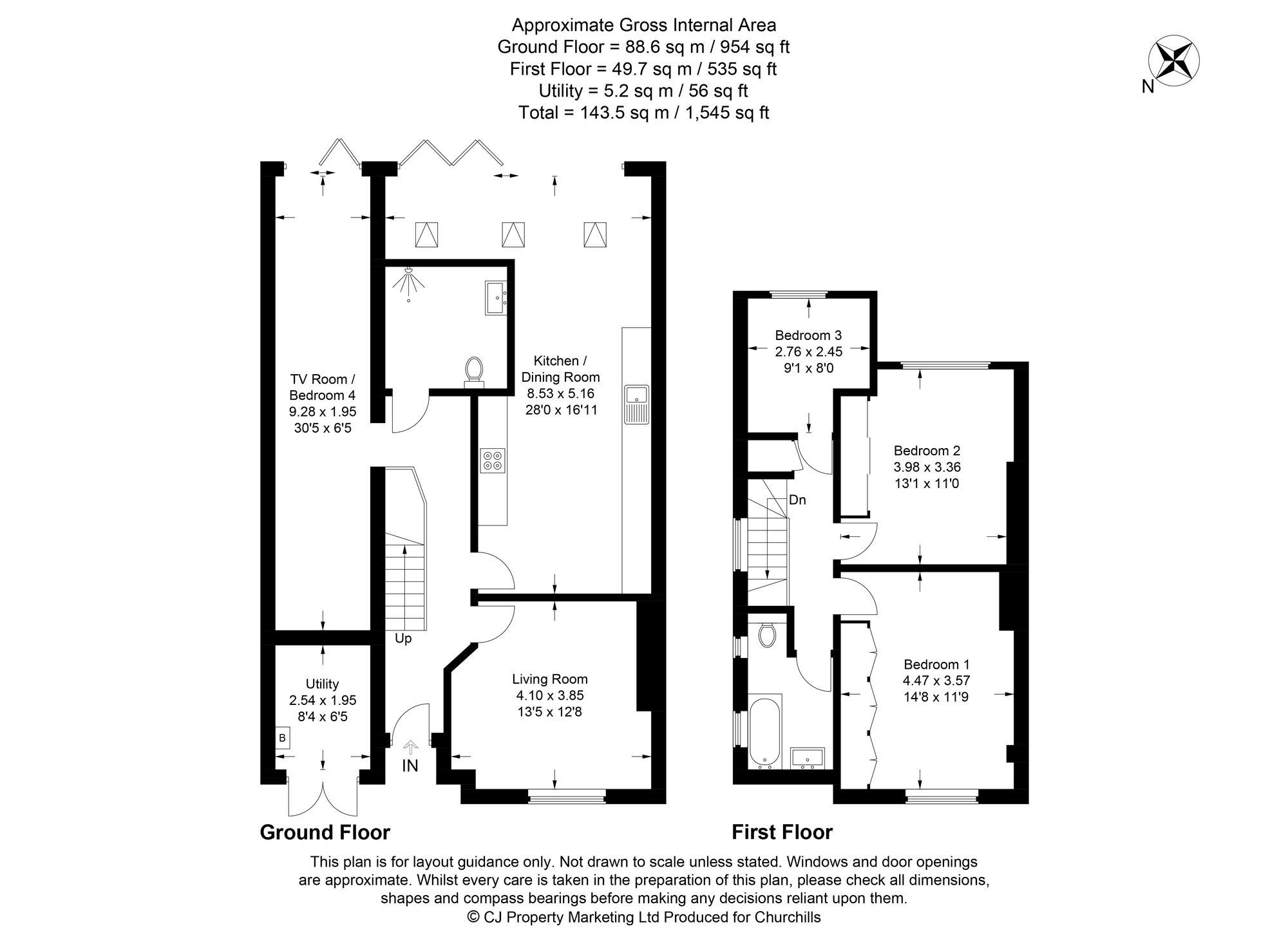 110 Oaklands Avenue, Watford floorplan