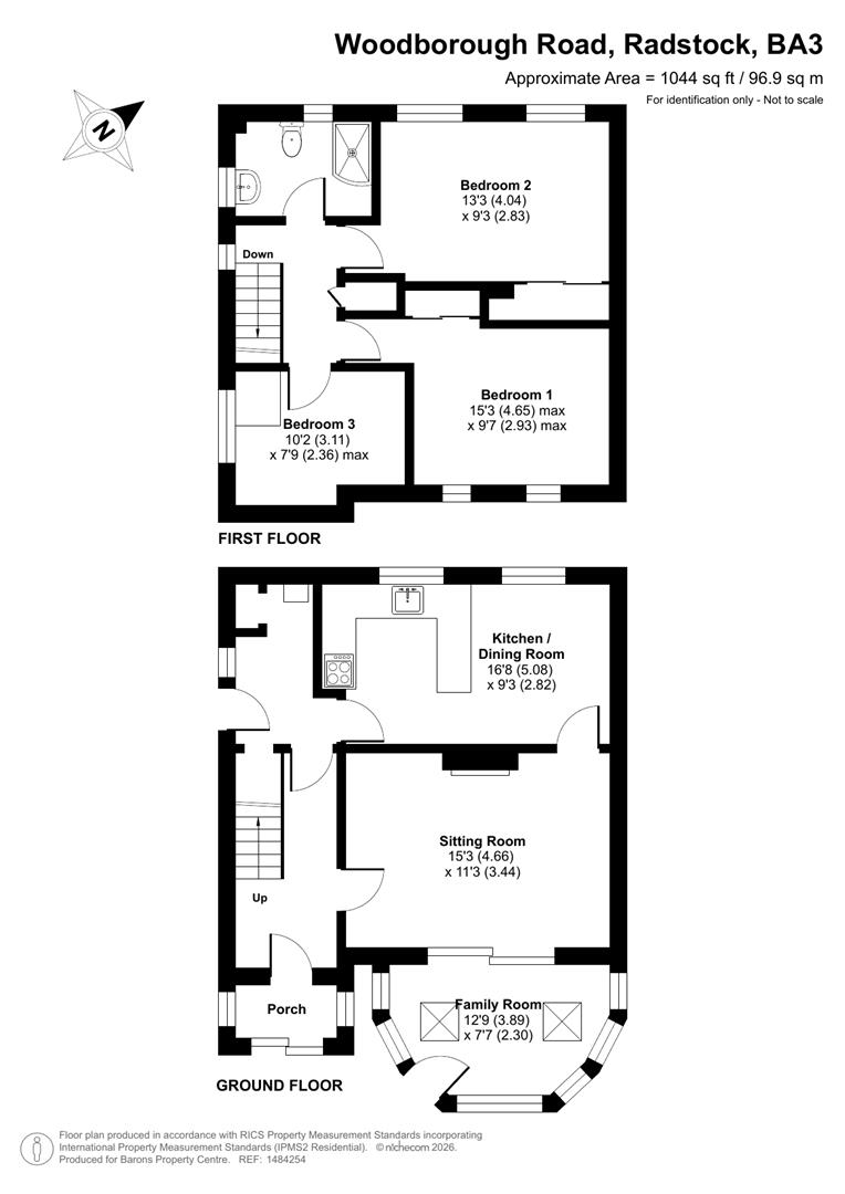23, Woodborough Road, Radstock floorplan