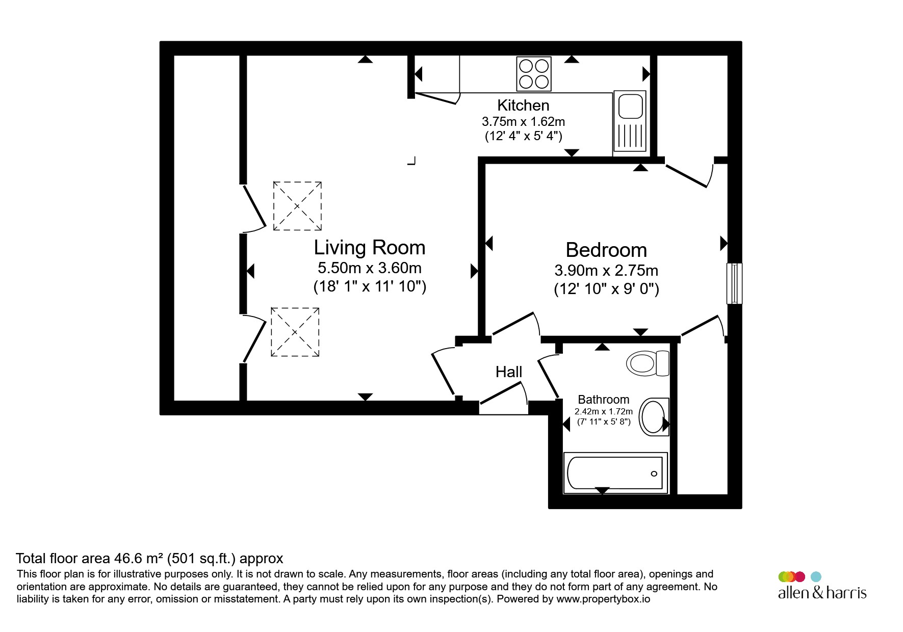 Flat 16, Albany Court, Albany Road, Bath floorplan
