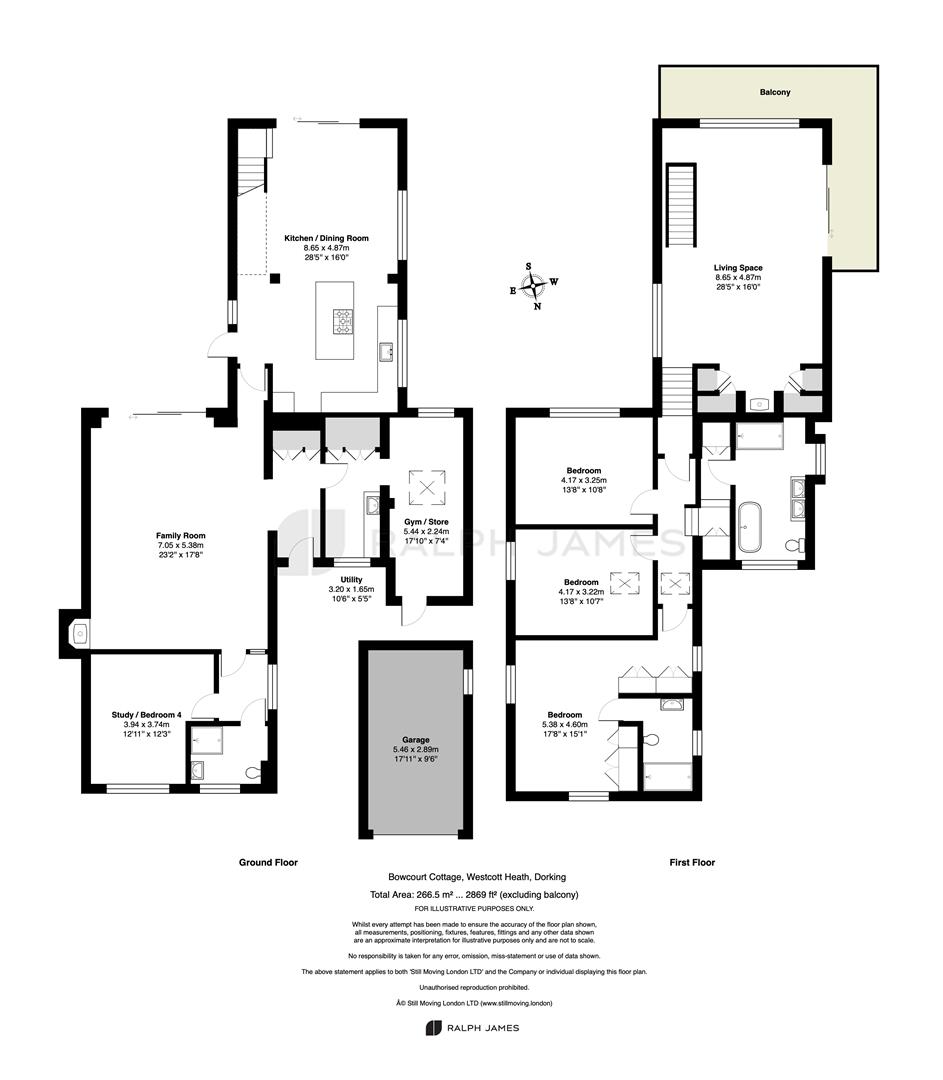 Bowcourt Cottage, Westcott Heath, Dorking floorplan