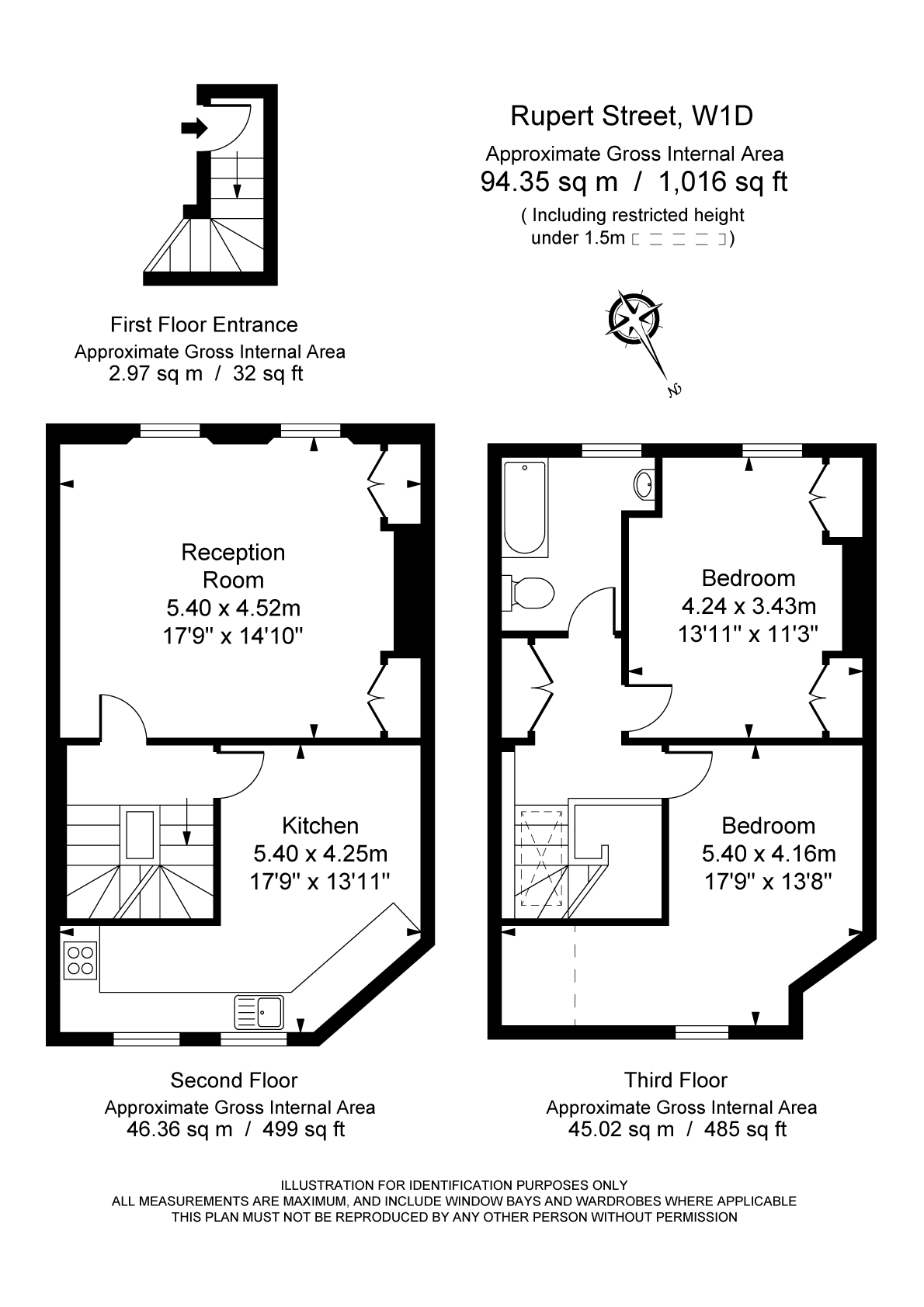 2 Bedrooms Flat to rent in Rupert Street, Soho W1D